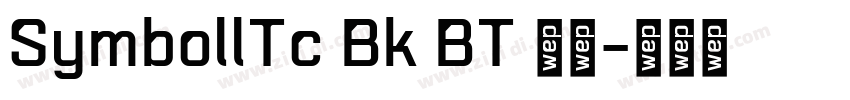 SymbollTc Bk BT 粗体字体转换